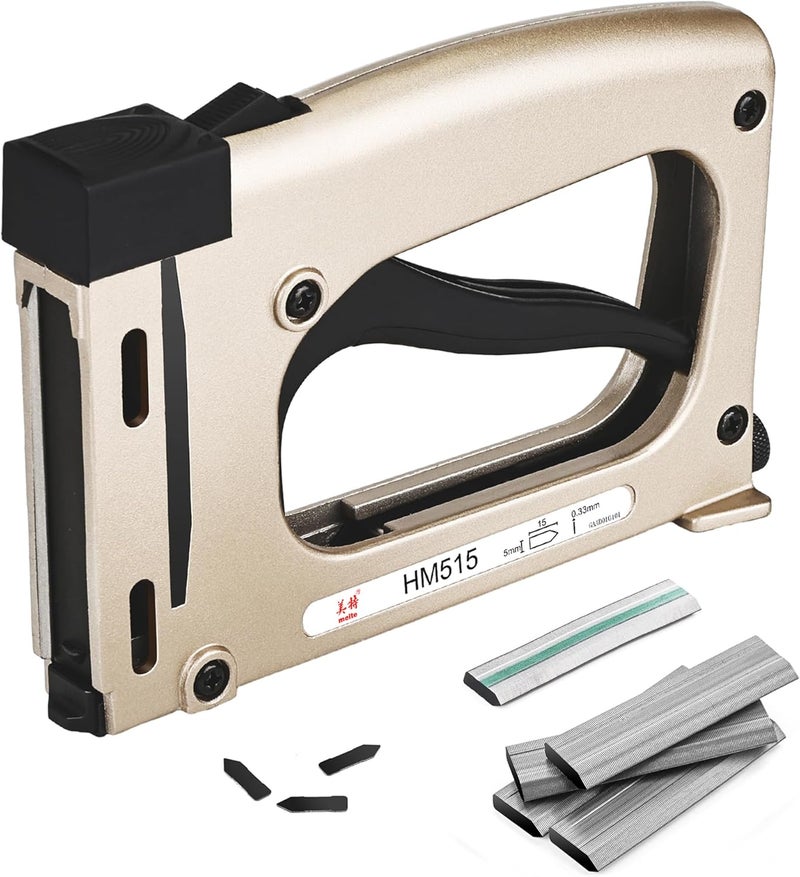 Meite Point Driver HM515 Manual Tool with 1000-Count Flexible Point Nails, Picture Framing Tool for DIY Crafts, Frame Point Driver, Picture Frame Stapler/Nailer/Tacker - Image 1